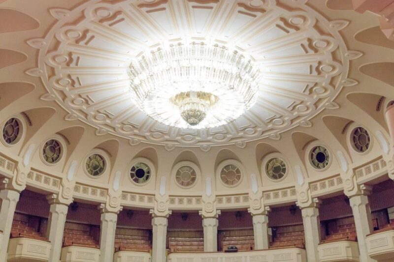 Bucharest: Parliament Palace Skip-the-line Ticket - How the Tour Begins at the Meeting Point "Senatul Romaniei"