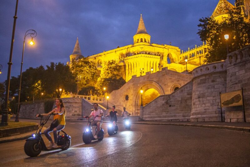 Budapest: Buda Castle E-Scooter Evening Tour - Key Points