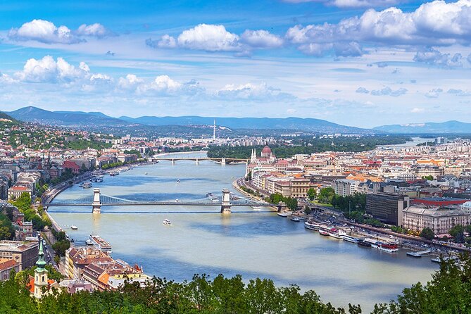 Budapest Cruise with Audio Guide  Day, Sunset and Night Option - The Modern and Historic Mix: Balna, Batthyány Square, and the Market Hall