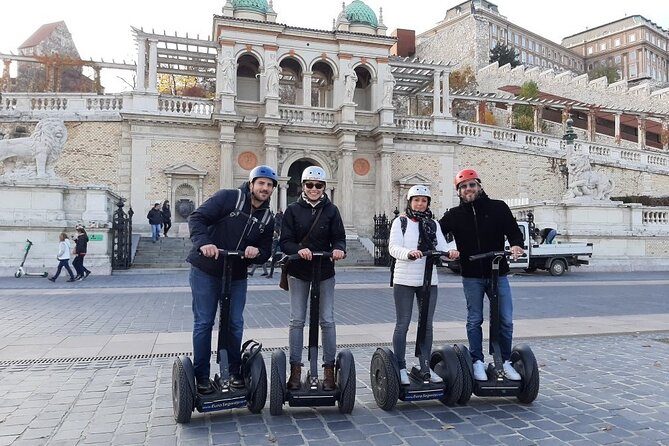 Budapest Downtown Guided Segway Tour - The Zero Kilometre Stone at Chain Bridge