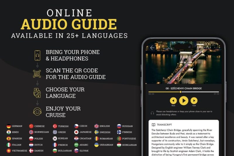 Budapest: Historic Cruise with Welcome Drink - Key Points