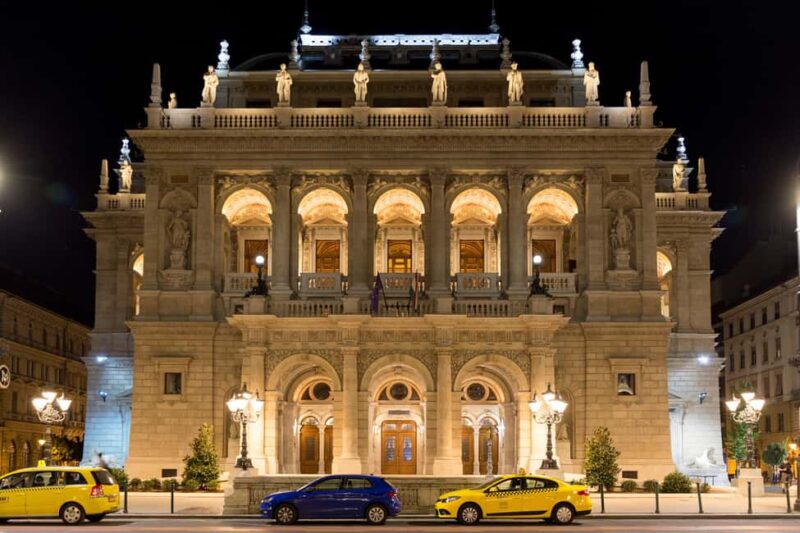Budapest Night Lights Tour & Folk Music Performance - The Starting Point at Heroes Square