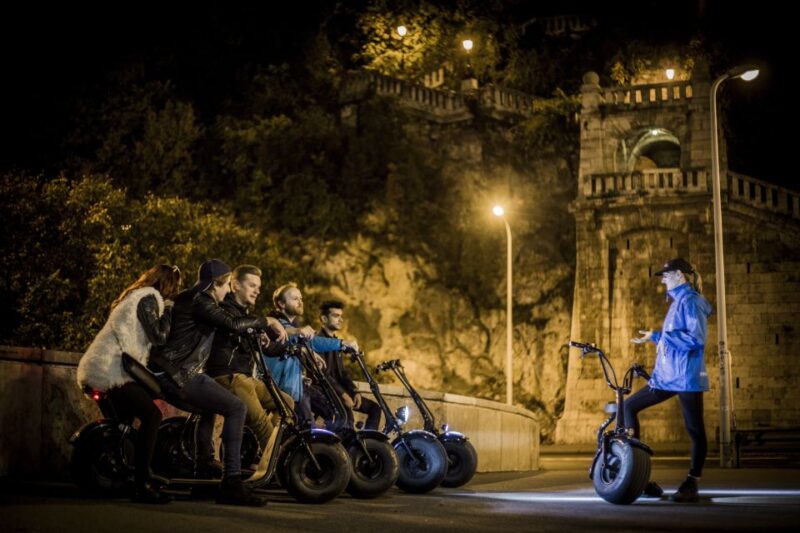 Budapest: Night Tour on MonsteRoller e-Scooter - Scenic Drives Through District I and Castle District