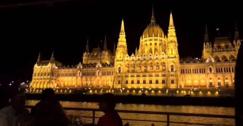 Budapest: Night Walking Tour with River Cruise and Wine - The Starting Point in Front of the Hungarian State Opera House