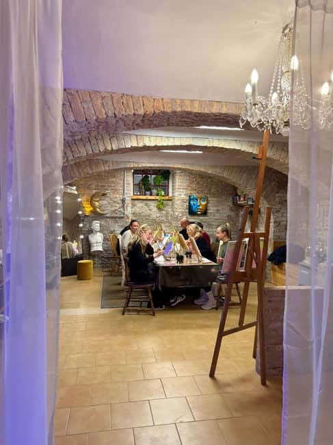 Budapest: Painting Workshop with Snacks and Wine - Practical Details: Group Size, Language, and Flexibility