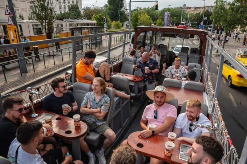 Budapest: Private BeerBus tour + Discounted Pubcrawl Ticket - The Transition: From the Bus to the Budapest Nightlife