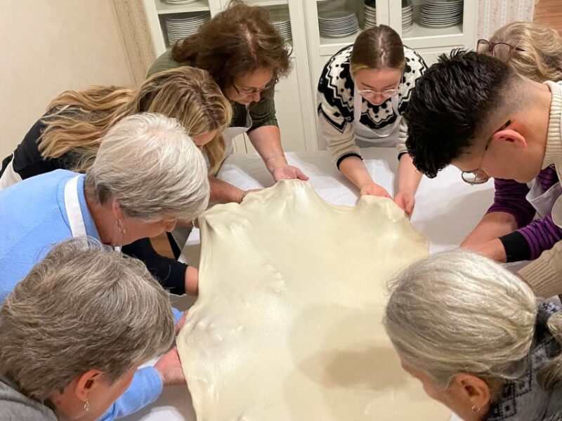 Budapest: Stretch & Bake Hungarian Strudel with Two Fillings - Learning the Origins of Hungarian Strudel in Budapest