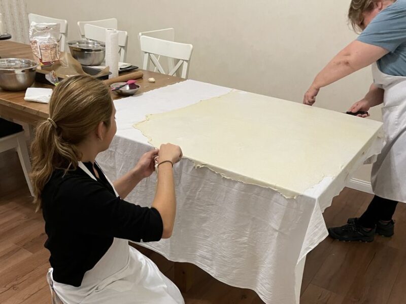 Budapest: Stretch & Bake Hungarian Strudel with Two Fillings - Recreating the Magic at Home with Family Recipes