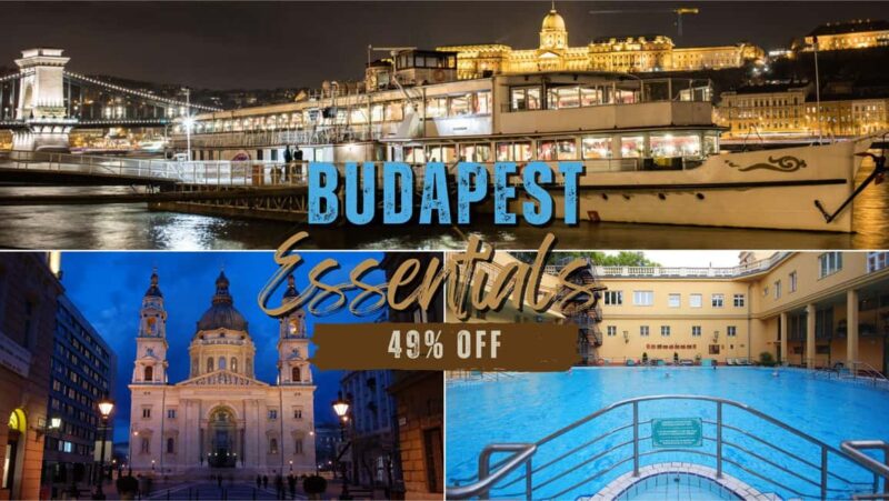 Budapest Super Saver: Spa, Basilica Tour, and Danube Cruise - Discovering St. Stephen’s Basilica with a Guided Tour at 4 PM
