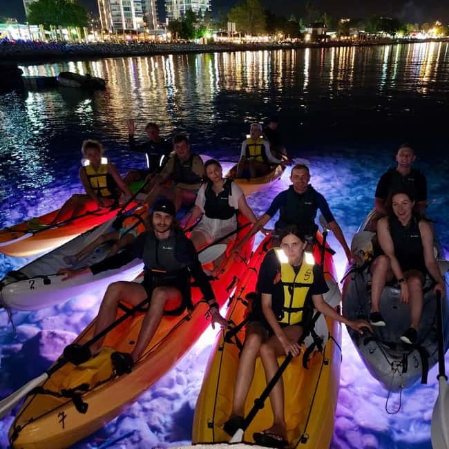 Budva: 2-Hour «Night Lights» Kayak Tour - Capturing Memories During the Glow-in-the-Dark Adventure