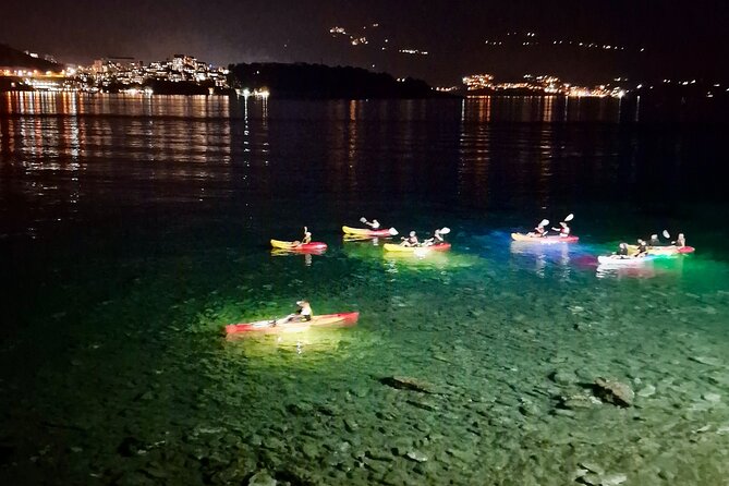 Budva: 2-Hour «Night Lights» Kayak Tour - The Unique Glow of LED Lights Beneath the Water