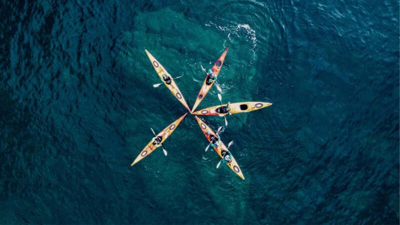 Budva: Winter Sea Kayak Tour to Caves & St Nicholas Island - The Coastal Kayak Loop: From Old Town to the Sea Caves