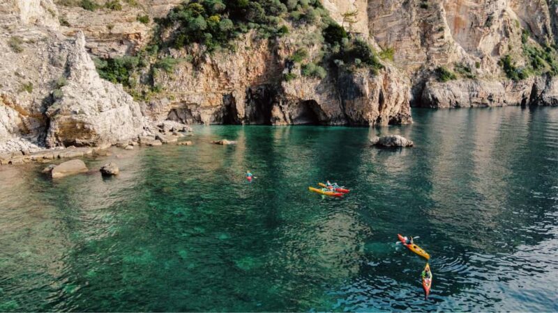 Budva: Winter Sea Kayak Tour to Caves & St Nicholas Island - Scenic Paddle Around Sveti Nikola Island