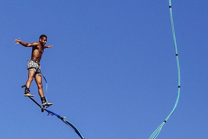 Bungee Site Zrce 55 m - The Location: Zrce Beach in Dalmatia, Croatia