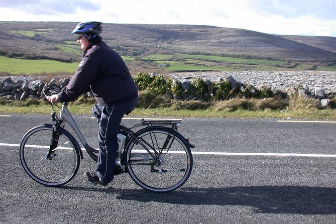 Burren Guided Electric Bike tour with Poulnabrone Portal Tomb - Comfort and Support with E-Bikes and Vehicle Assistance