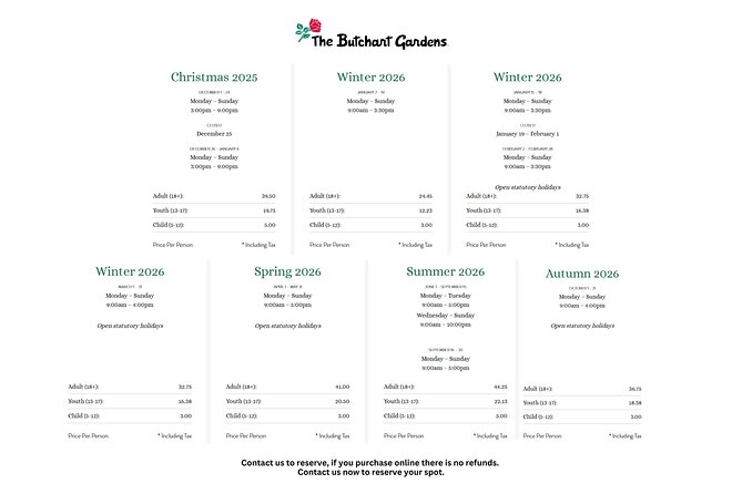 Butchart Gardens Spring & Summer Bloom Highlights (1-6pax) - Practical Details: Transportation, Guide, and Comfort