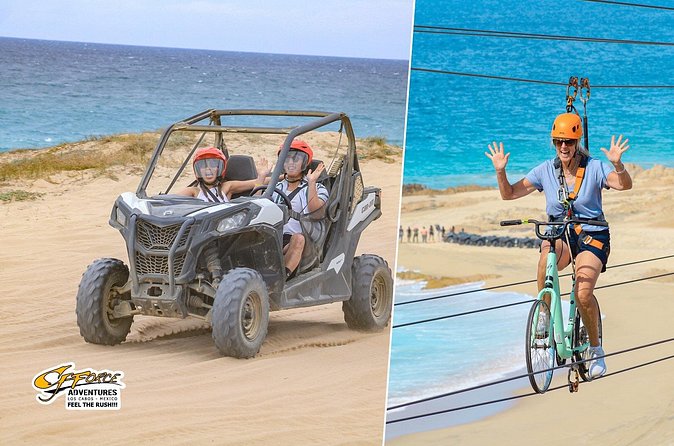 Cabo Adventure Combo: Beach UTV & Sky Bike Ride - Tequila Tasting and Cultural Insights at Sunset
