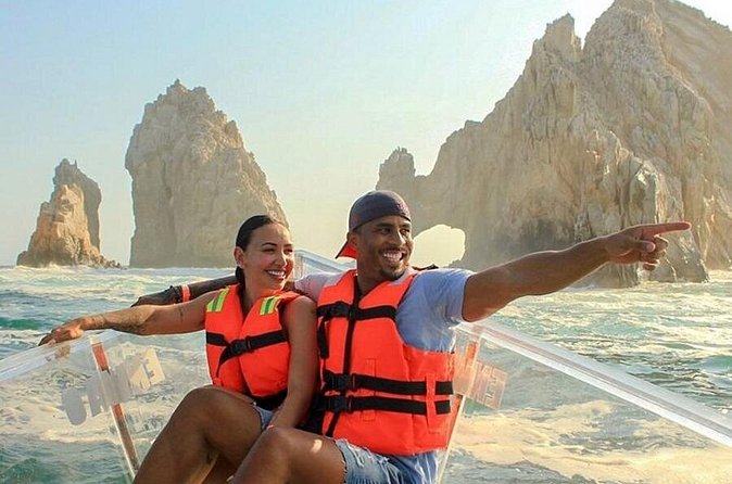 Cabo Clearboat Tour to the Arch with Transportation - The Guide and Onboard Experience