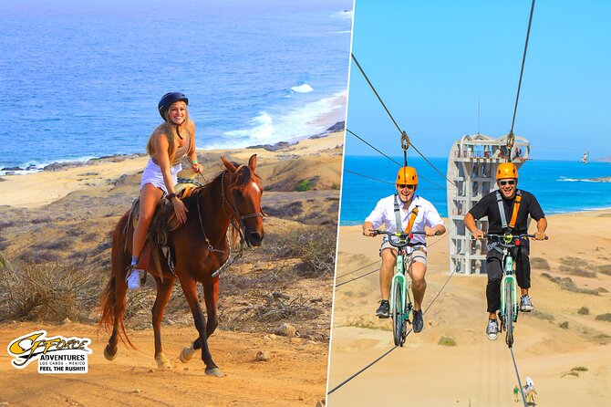 Cabo Combo Horseback Ride and Sky Bike Adventure - Discover the Cabo Combo Horseback Ride and Sky Bike Adventure for $100