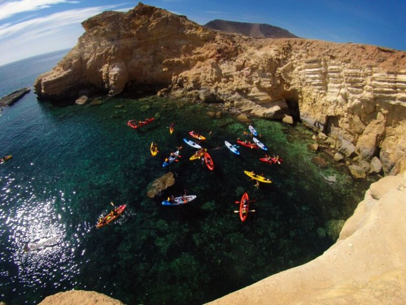Cabo de Gata: Natural Park Kayaking and Snorkel Excursion - Support and Group Size Flexibility