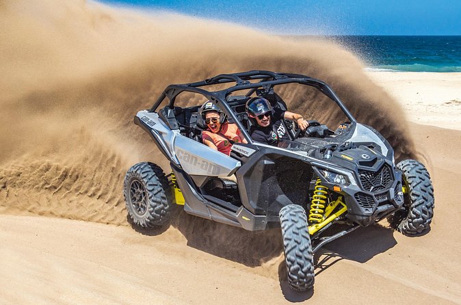 Cabo Desert and Beach Tour in CanAm X3 Playa Migriño Adventure - All-Inclusive Experience: Transportation, Water, and Tequila Tasting