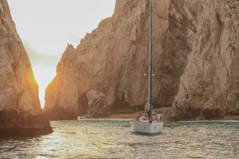 Cabo Luxury Sunset Sailing Adventure with Open Bar - Experience a Luxurious Sunset on a 50-Foot Cabo Yacht
