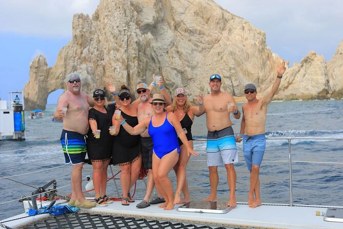 Cabo San Lucas Catamaran: Snorkel, Open Bar & Scenic Cruise - Key Points
