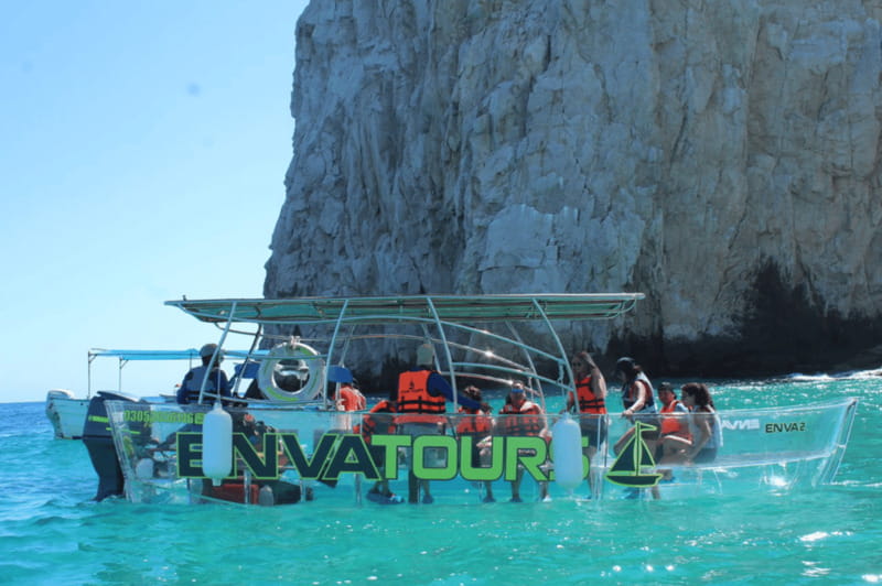Cabo San Lucas: Glass Bottom Boat Tour to Land's End - Viewing Lovers Beach and Neptunes Finger
