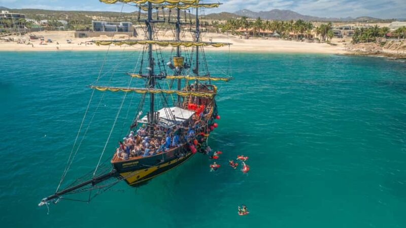 Cabo San Lucas: Pirate Cruise with Snorkel Treasure Hunt - Key Points