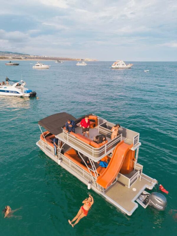 Cabo San Lucas Private 2-Deck Yacht with Drinks - Key Points