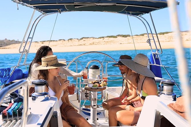 Cabo San Lucas Private 38 ft Sailing Tour with Snorkeling - All-Inclusive Food and Beverages on Board