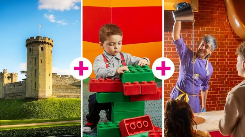 Cadbury World & LEGOLAND Discovery & Warwick Castle - Warwick Castle’s Medieval Spectacles and Aerial Shows