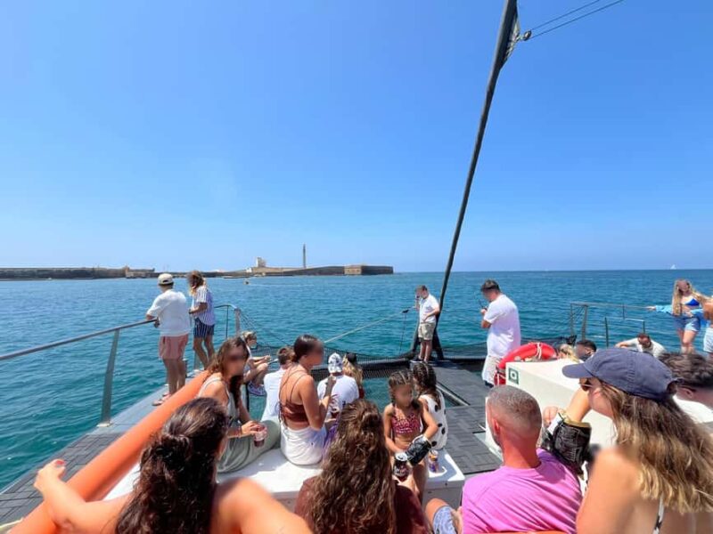 Cádiz: Bay of Cadiz Catamaran Tour with Swim Stop (Jul-Aug) - Scenic Route and Landmark Views