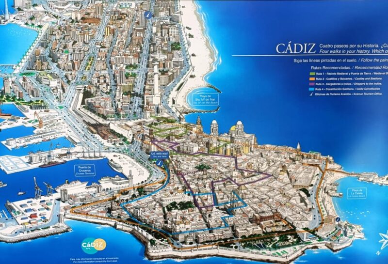 Cadiz: Guided Walking Tour with Market Hall Visit - Visiting the Main City Squares of Cadiz