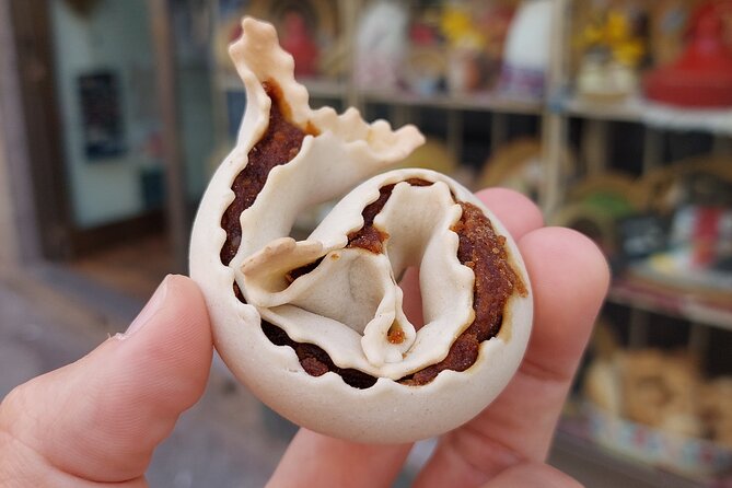 Cagliari: A Full Meal Sardinian Food Tour with Do Eat Better - Enjoying a Traditional Sardinian First Course at St Augustines Church