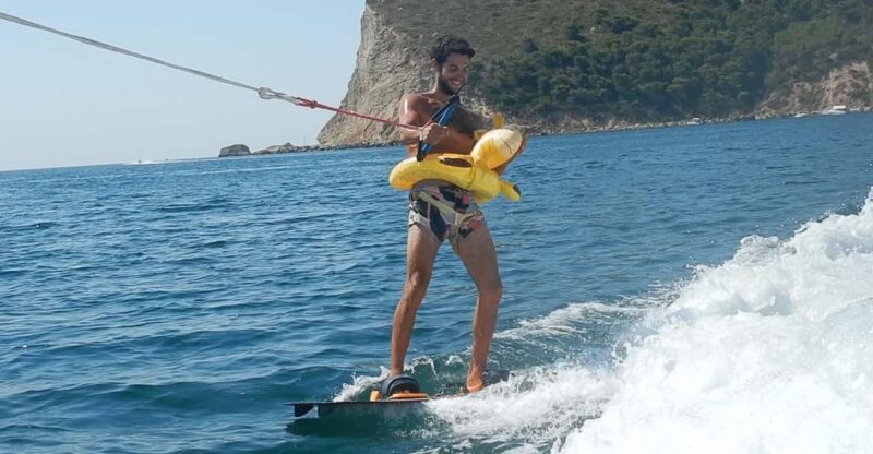 Cagliari: Wakeboarding and Tubing in the Angel's gulf! - Exciting Water Sports in the Gulf of Angels: Wakeboarding and Tubing in Sardinia