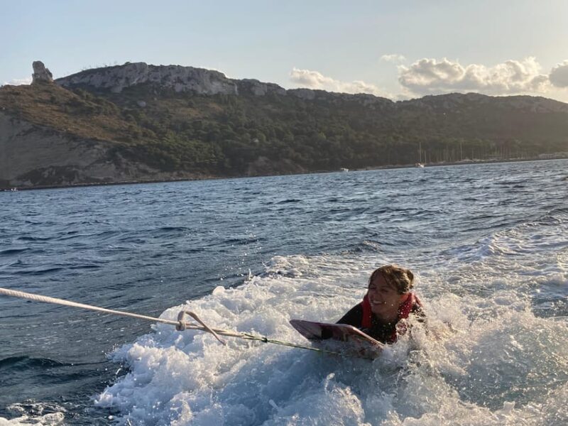 Cagliari: Wakeboarding and Tubing in the Angel's gulf! - Playing with Friends: Wakeboarding and Tubing Tandems