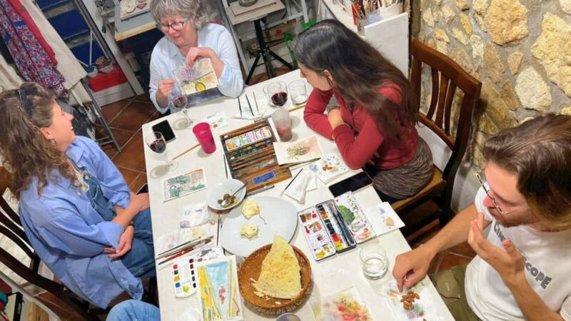 Cagliari: Watercolor Painting Workshop with Aperitif - Cagliari: Watercolor Painting Workshop with Aperitif – A Creative Escape in Sardinia