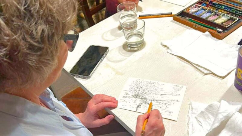 Cagliari: Watercolor Painting Workshop with Aperitif - Key Points