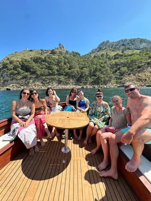 Cagliari:Excursion Hidden Beaches- Aperitif- 3Swimming stops - Savor a Sardinian Aperitif with Local Flavors