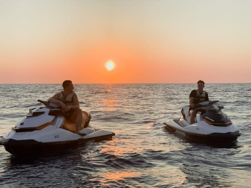 Cala d'Or | Jet Ski Sunset Tour 1h15 along southeast coast. - Sunset Ride with Photo Opportunities