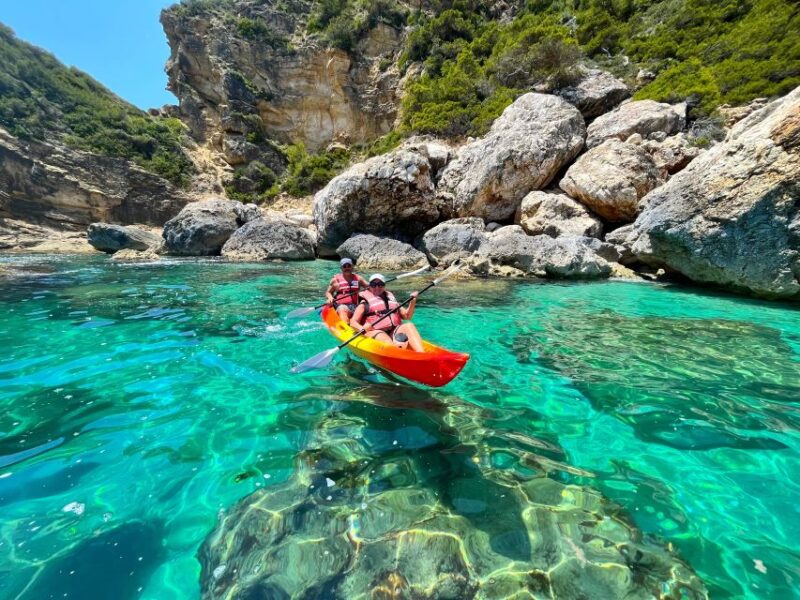 Cala Granadella: Cala en Caló Sea Cave Snorkel & Kayak Tour - Discover the Beauty of Cala Granadella with Kayak and Snorkel Adventures