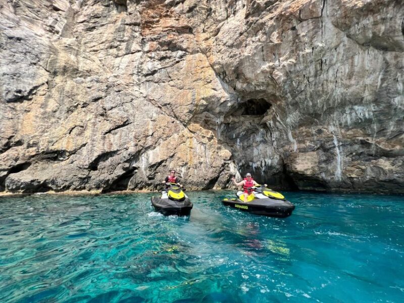 Cala Millor: Jetski Tour of Sea Lion Cave or Caves of Artà - What to Expect During the Jetski Ride