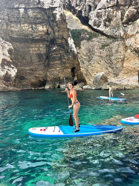 Cala Tango: Marine Reserve Cave & Snorkel Paddle Board Tour - Cala Tango and the Excitement of Cliff Jumping