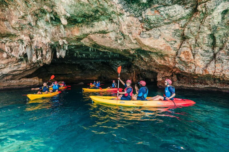 Cala Varques: Guided Sea Caves Kayak & Snorkeling Expedition - Exploring the Sea Caves and Coastal Formations