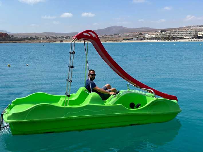Caleta de Fuste: Pedalo with slide rental - Explore Caleta de Fuste’s Calm Bay on a Pedalo with Slide for Only $10