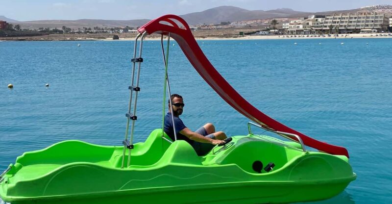 Caleta de Fuste: Pedalo with slide rental - Key Points