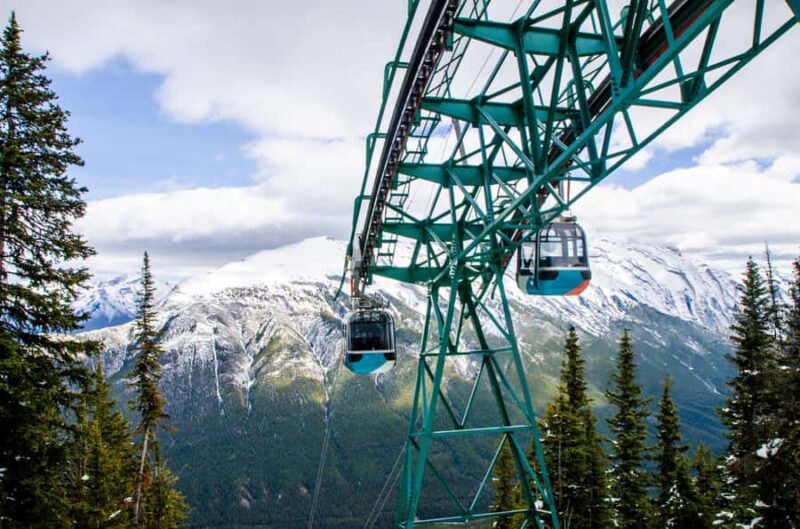 Calgary: Banff Gondola, Hot Spring, Bow Fall and Top 3 Lakes - Visiting the Unique Banff Hoodoos Viewpoint