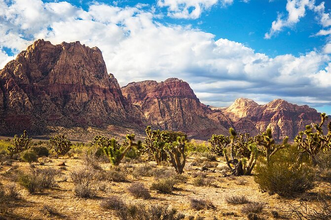 California desert, Red Rock Sign and Seven Magic Mts - Key Points