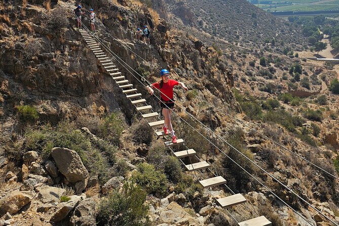Callosa de Segura via ferrata - The Vertical Challenge: Steep Ascent and Stone Wall